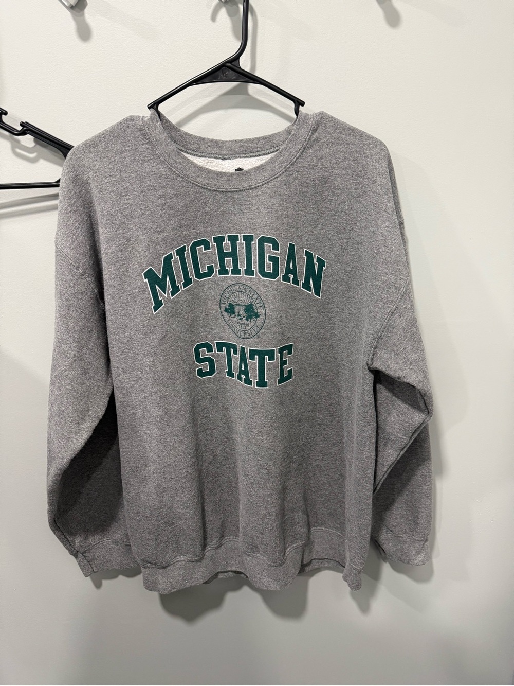Michigan state crewneck size large